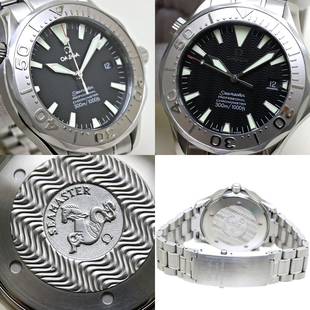 Omega Seamaster 300m Stainless Steel K18WG Watch