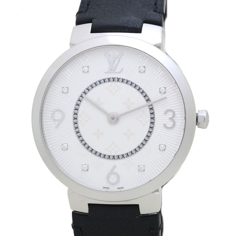 Louis Vuitton Tambour Slim GM Diamond Quartz Watch