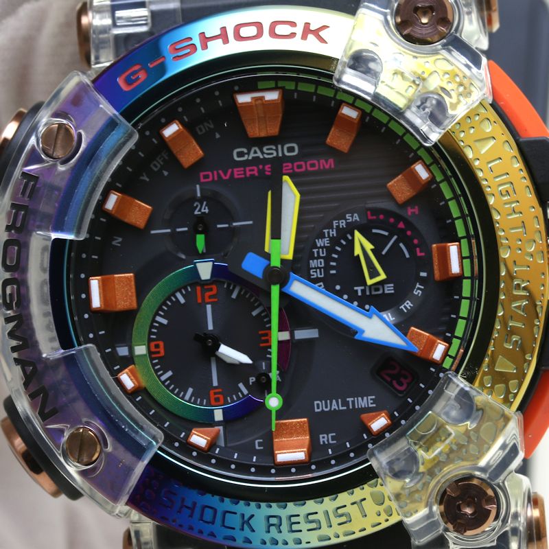 Casio G-Shock Frogman Borneo Rainbow Toad GWF-A1000BRT-1AJR Solar Watch