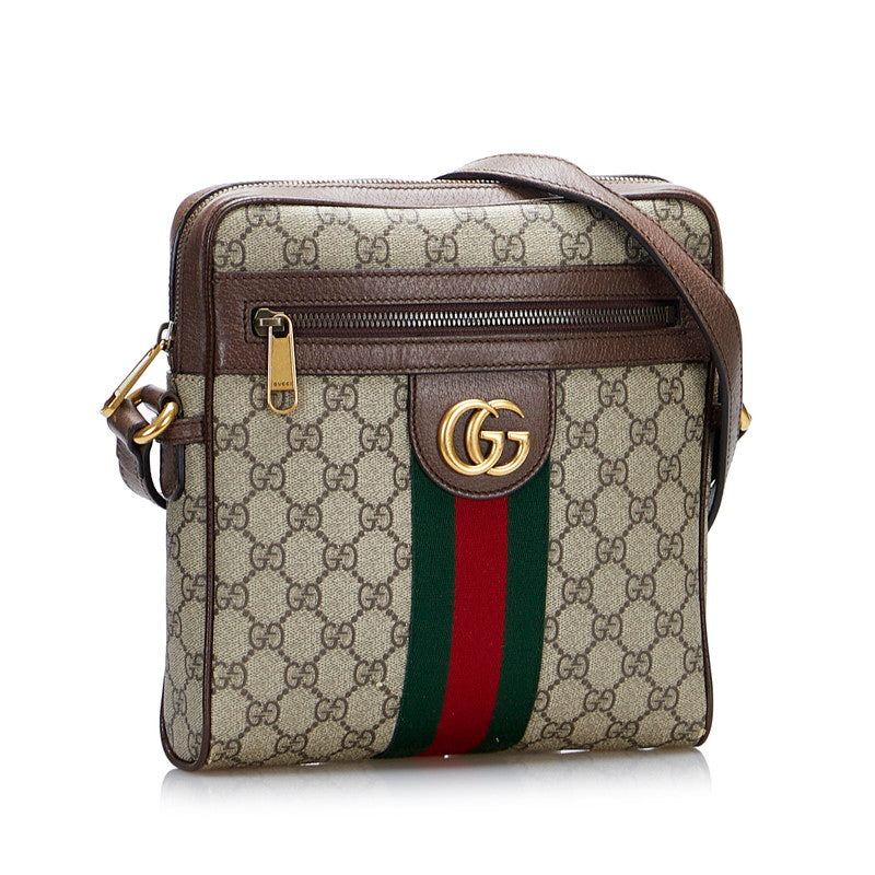 Gucci GG Supreme Small Ophidia Messenger Bag Canvas Crossbody Bag 547926.0 in Good condition