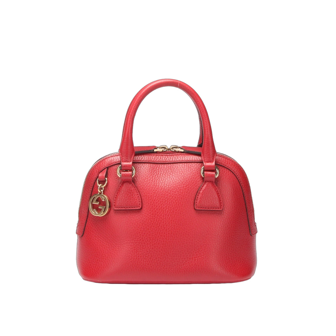GG Charm Leather Handbag