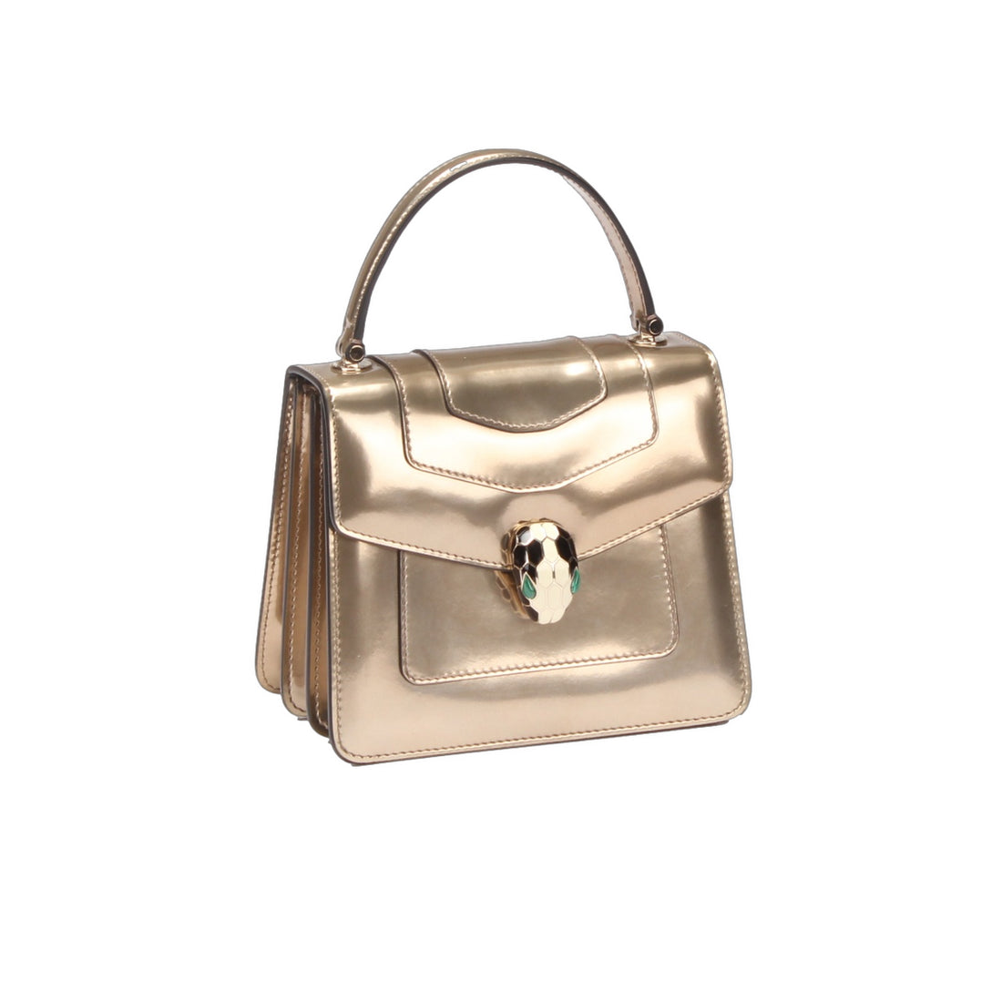 Serpenti Forever Patent Leather Crossbody Bag