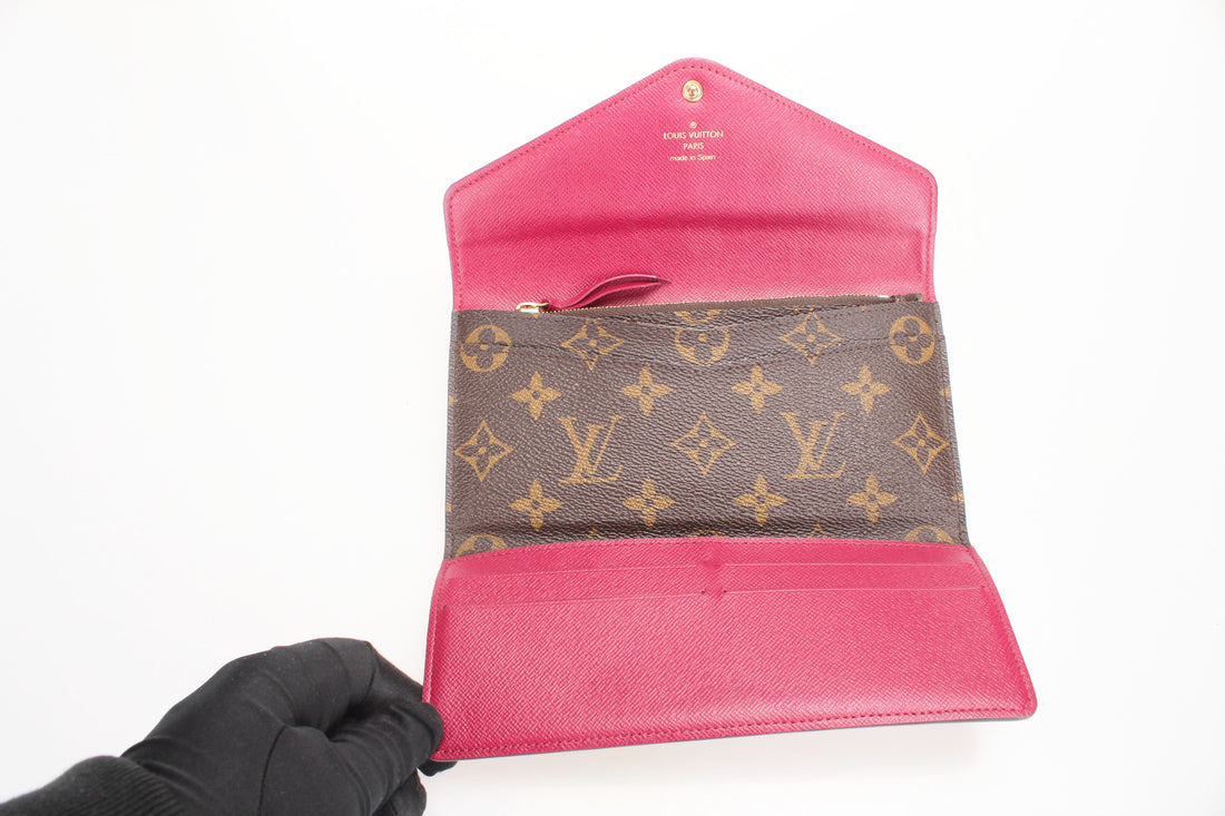 Louis Vuitton Monogram Jeanne Wallet Canvas Long Wallet in Very Good Condition