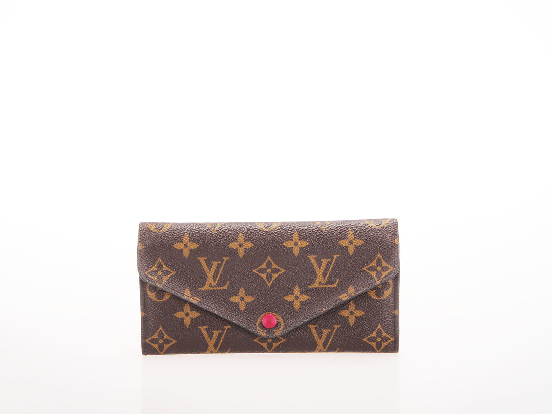 Louis Vuitton Monogram Jeanne Wallet Canvas Long Wallet in Very Good Condition