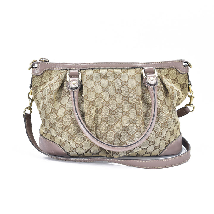 Gucci GG Canvas Sukey Handbag Canvas Handbag 247902