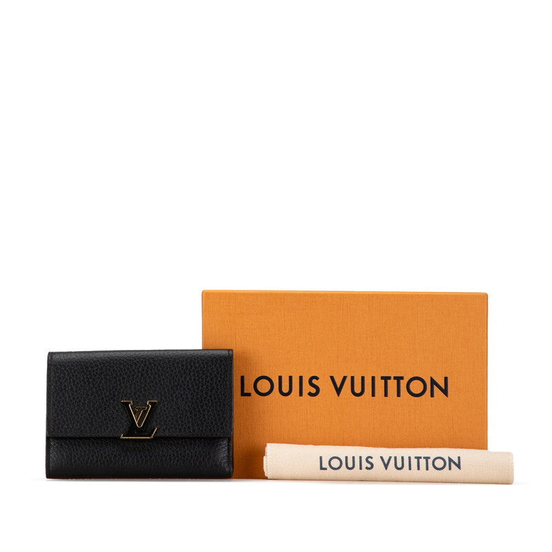 Louis Vuitton Capucines Compact Trifold Wallet M62157 in Very Good Condition