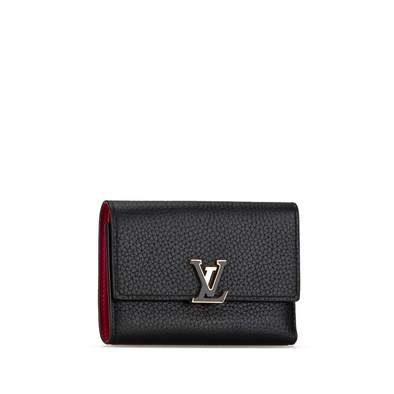 Louis Vuitton Capucines Compact Trifold Wallet M62157 in Very Good Condition