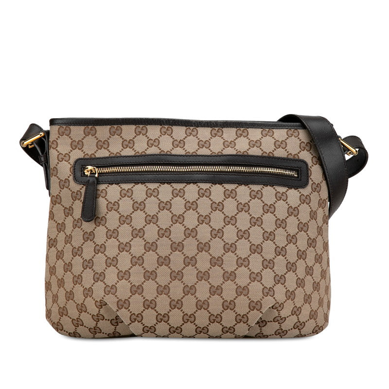 Gucci GG Canvas Leather Shoulder Bag 388930