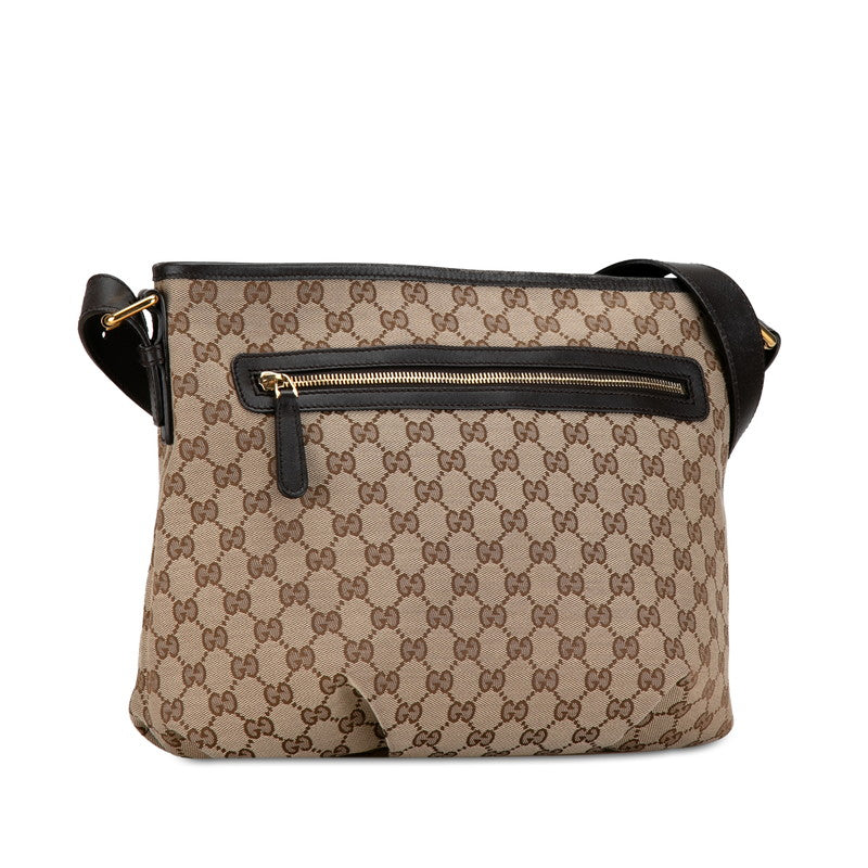 Gucci GG Canvas Leather Shoulder Bag 388930