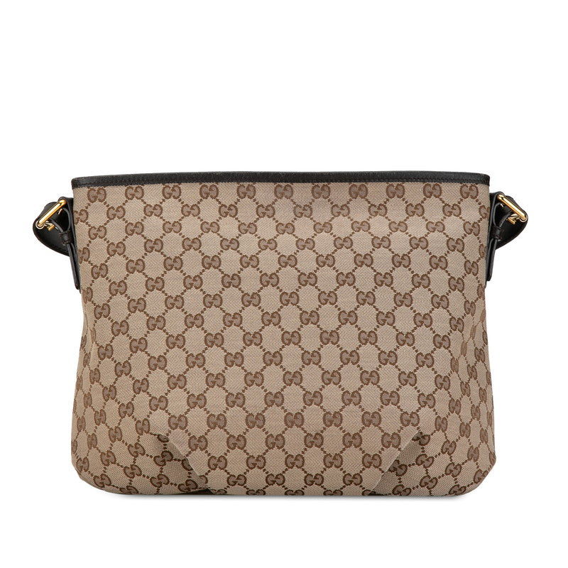 Gucci GG Canvas Leather Shoulder Bag 388930