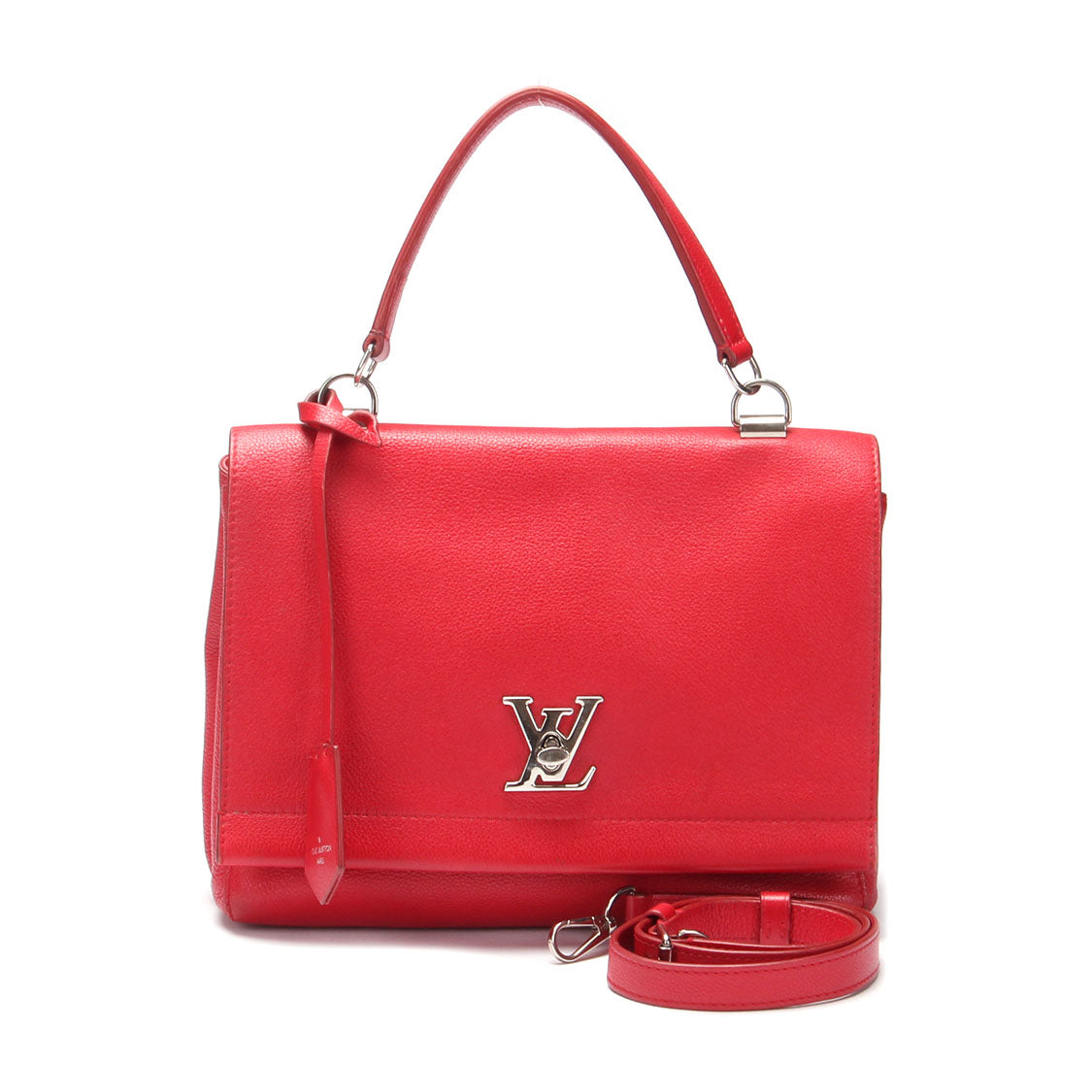 Louis Vuitton Two-Tone Leather Lockme II Bb