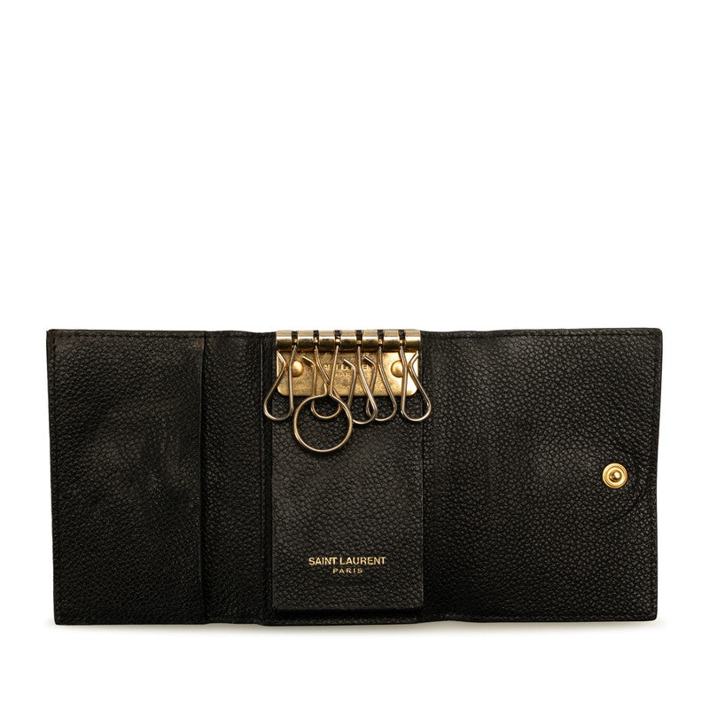 Saint Laurent Cassandra Leather Key Case 613334