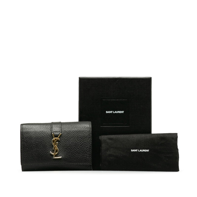 Saint Laurent Cassandra Leather Key Case 613334