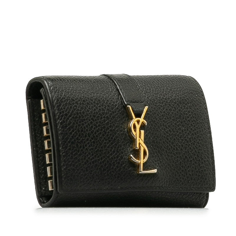 Saint Laurent Cassandra Leather Key Case 613334