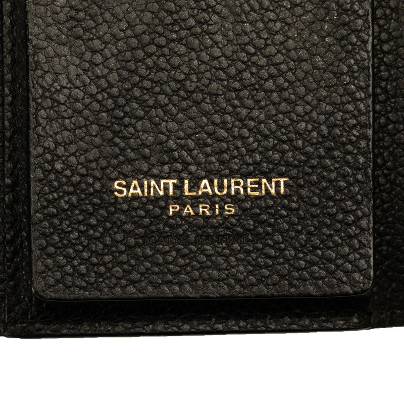 Saint Laurent Cassandra Leather Key Case 613334