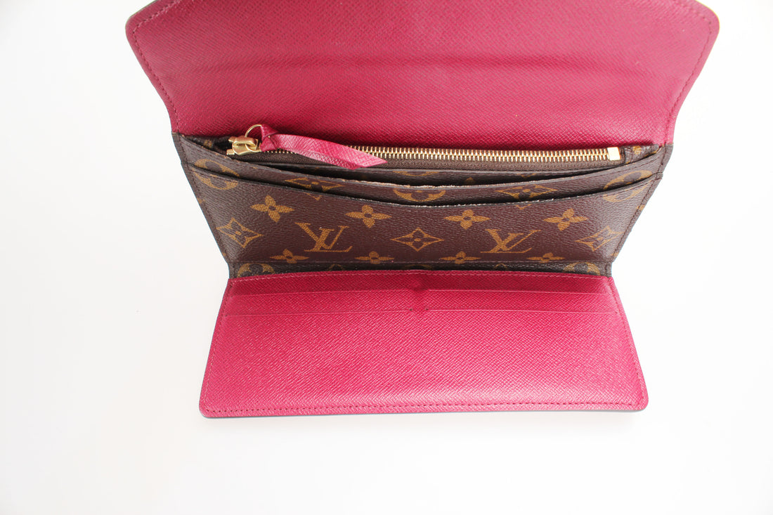 Louis Vuitton Monogram Jeanne Wallet Canvas Long Wallet in Very Good Condition