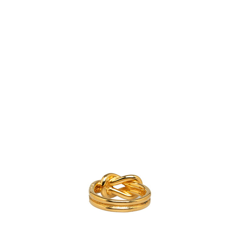 Hermes Gold Plated Scarf Ring