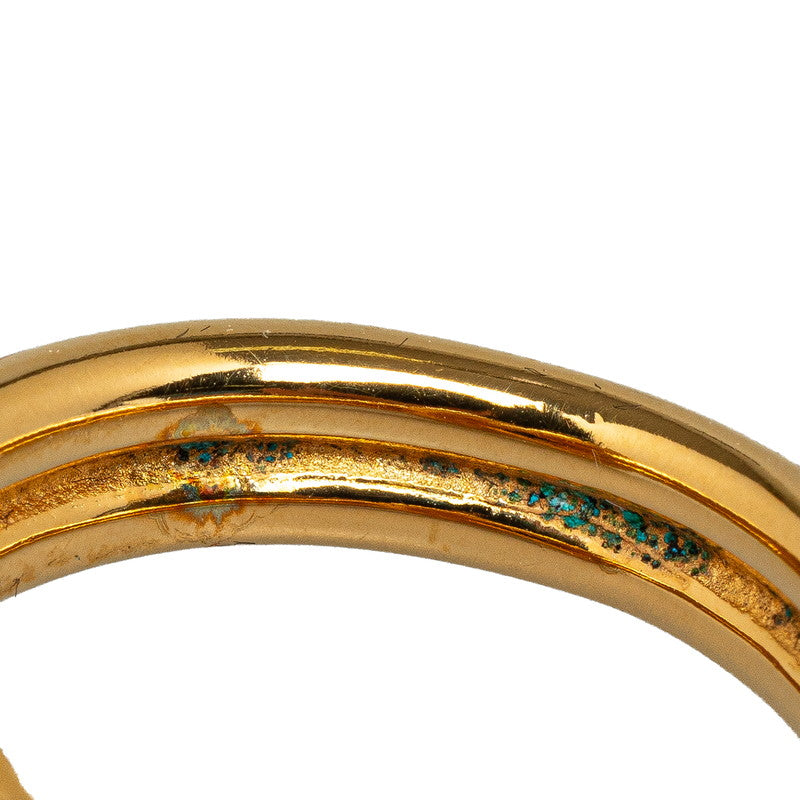 Hermes Gold Plated Scarf Ring