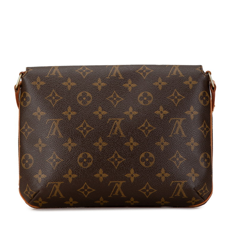 Louis Vuitton Monogram Musette Tango Long Shoulder Bag M51388 Brown PVC Leather