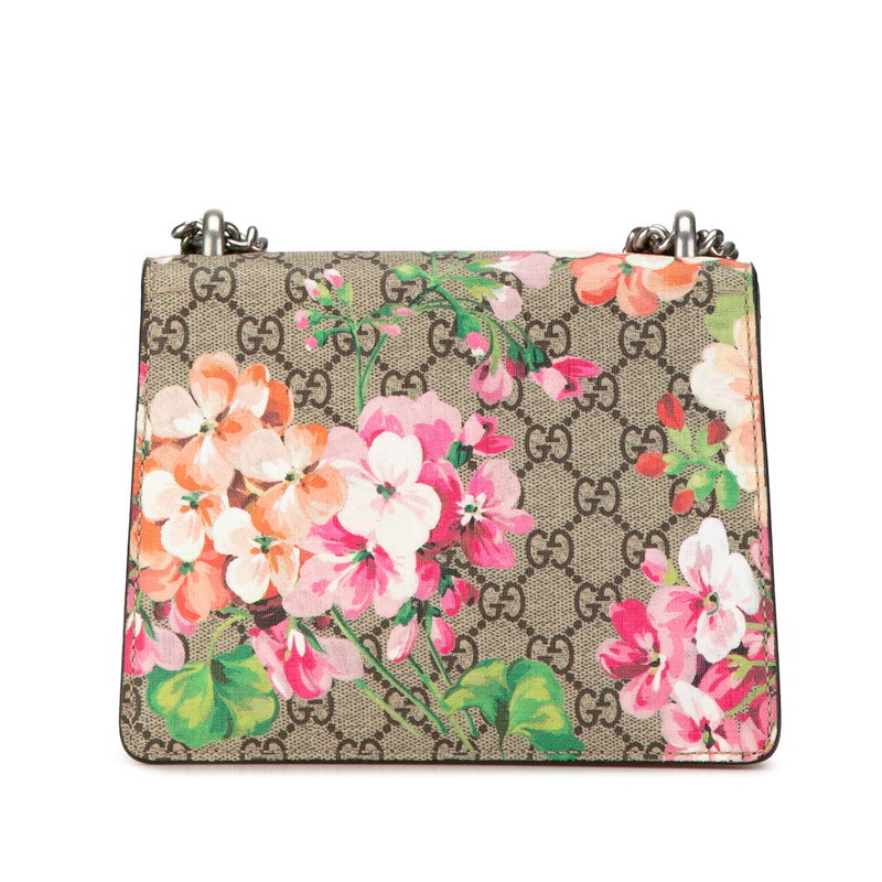 Gucci GG Blooms Dionysus Chain Shoulder Bag PVC Suede 421970 in Great Condition