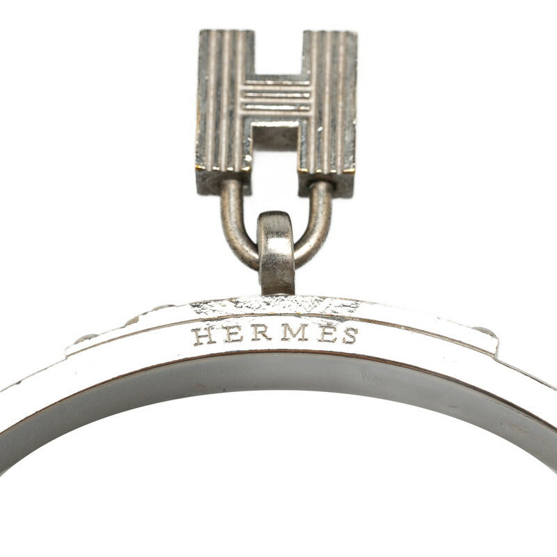 Hermes Kelly Bangle H Motif Silver Yellow