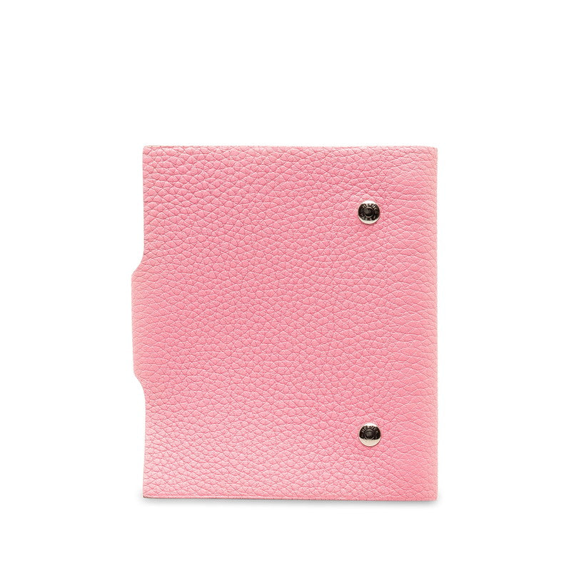 Hermes Ulysse PM 11-Hole Notebook Cover Pink Togo in Very Good Condition