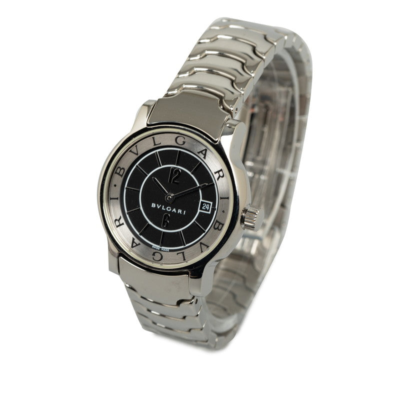 Bvlgari Solo Tempo Quartz Watch ST29S Stainless Steel