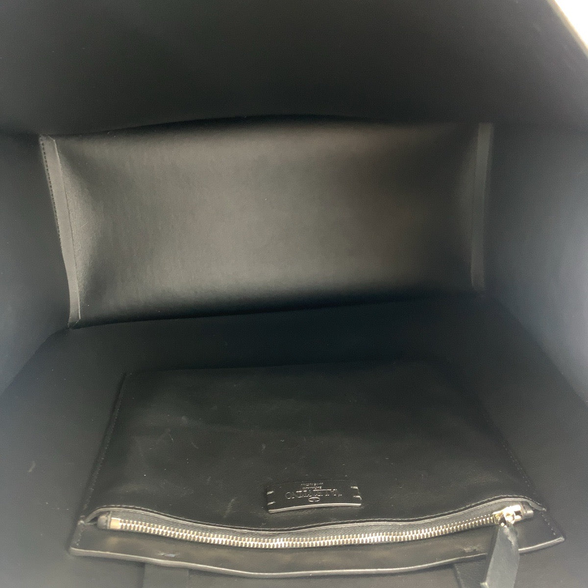 Valentino VLTN Black White Calf Tote Bag in Great Condition