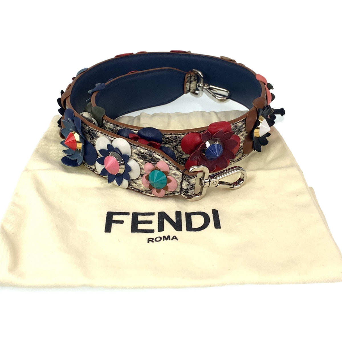 Fendi Flower Leather Strap in Great Condition