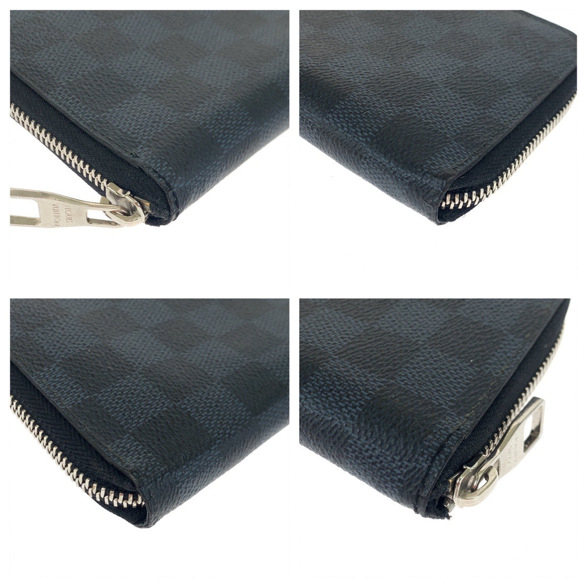 Louis Vuitton Damier Cobalt Zippy Wallet N62240