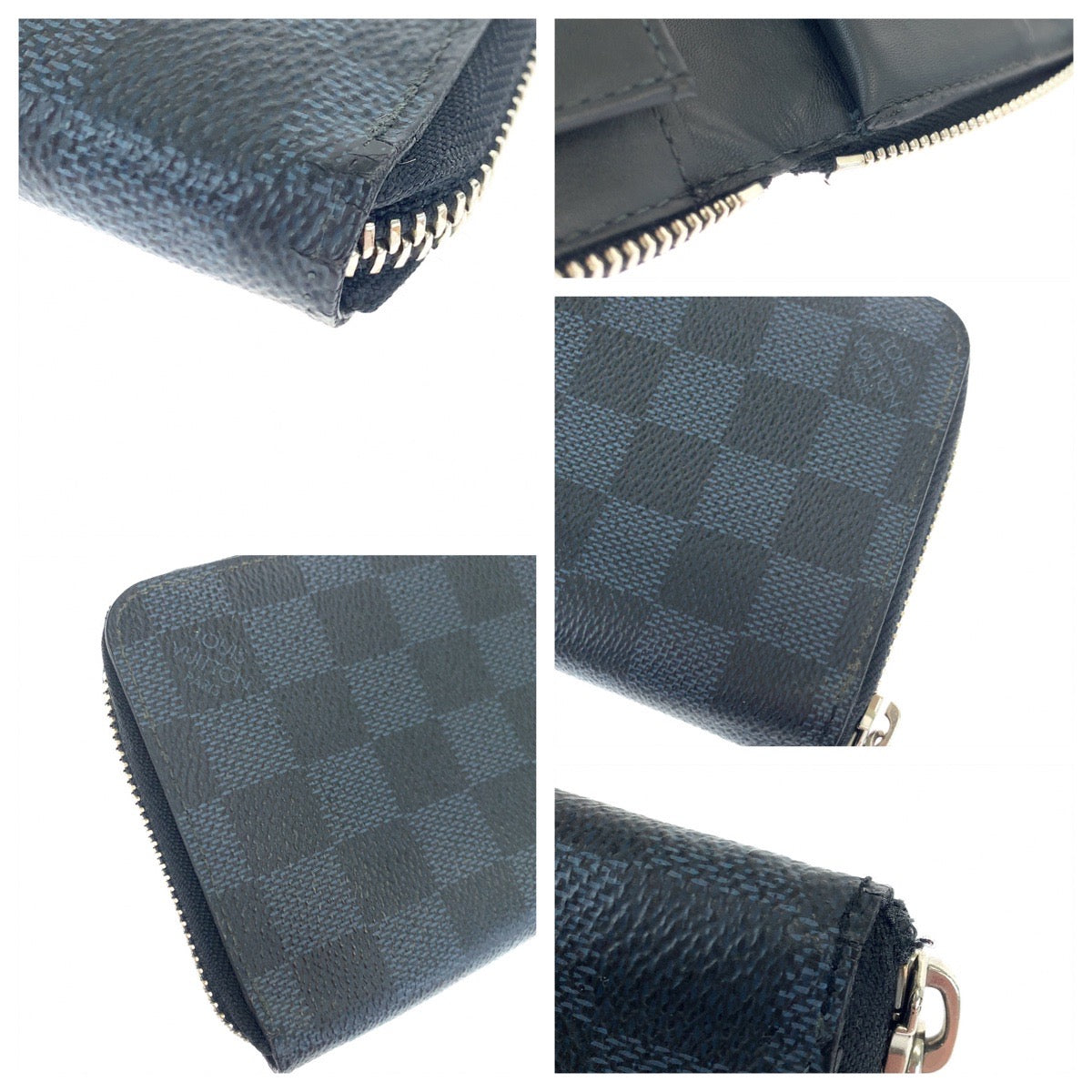 Louis Vuitton Damier Cobalt Zippy Wallet N62240