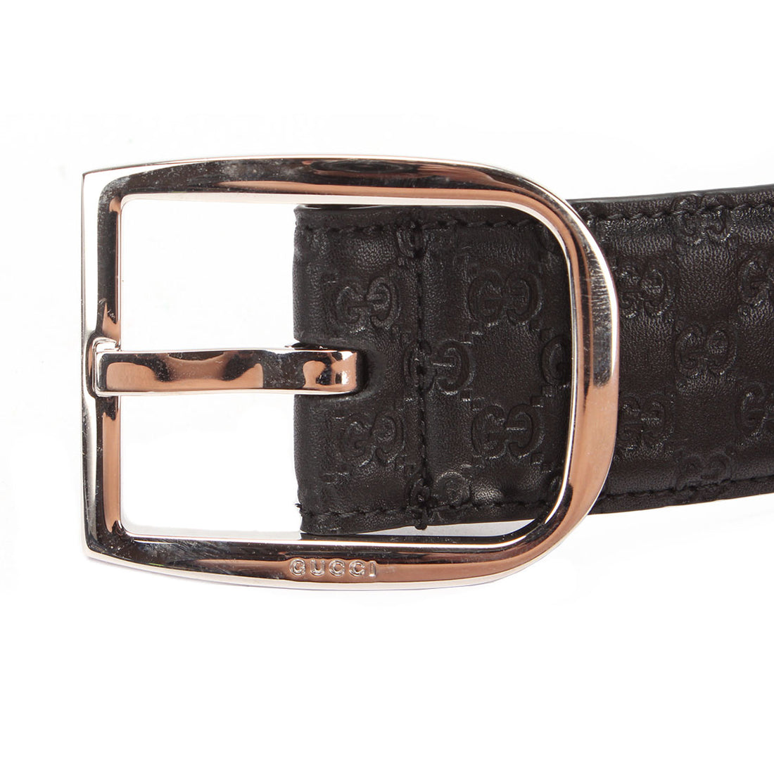 Microguccissima Leather Belt 449716