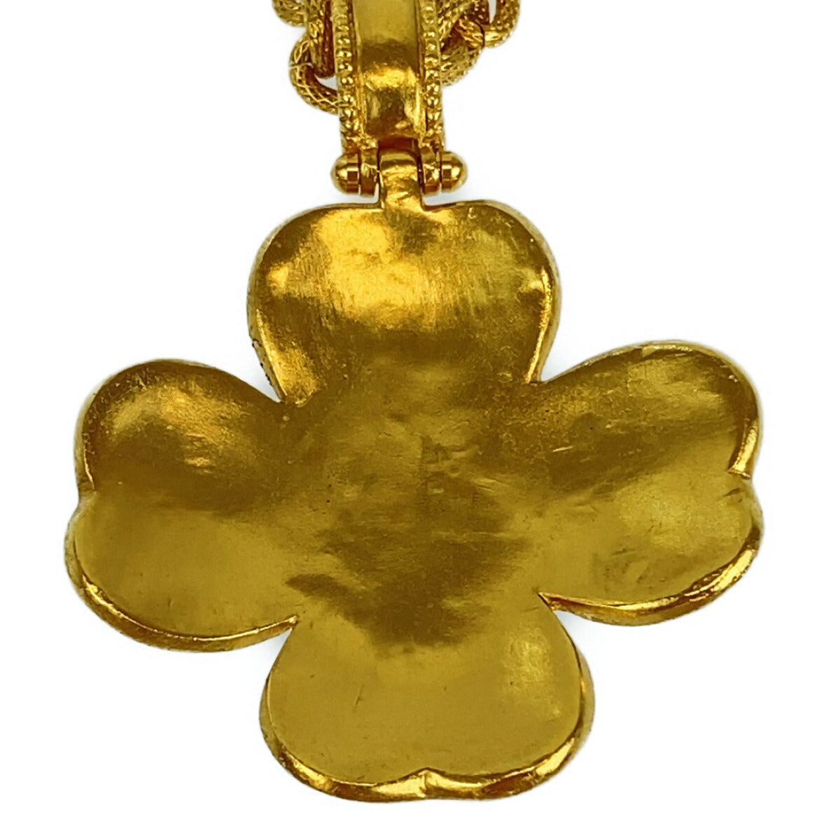 Chanel Vintage Gripoix Flower Pendant Necklace