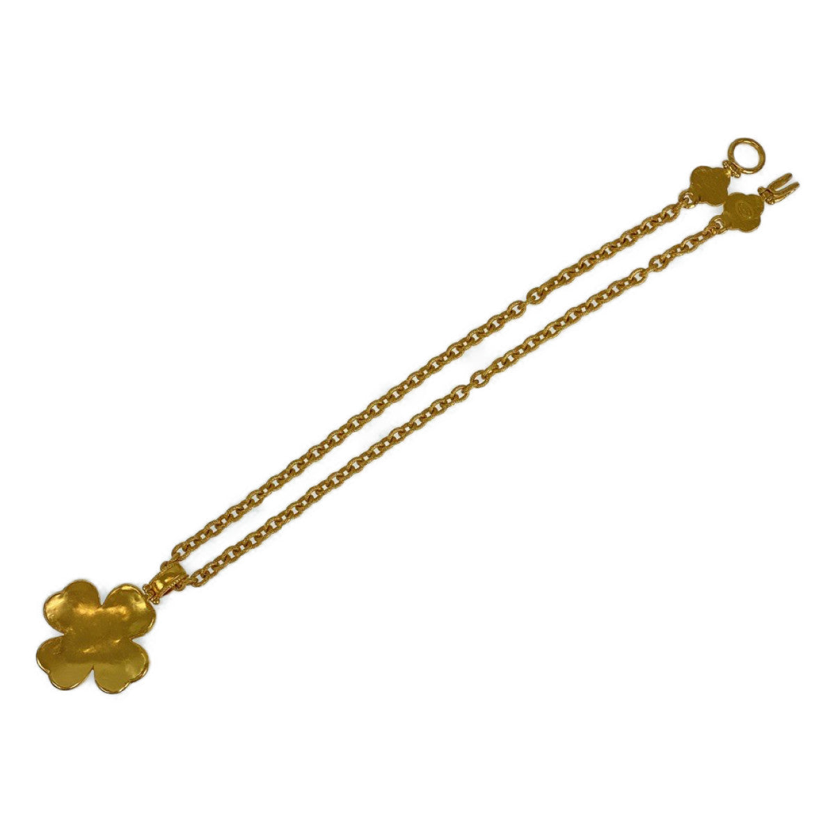 Chanel Vintage Gripoix Flower Pendant Necklace