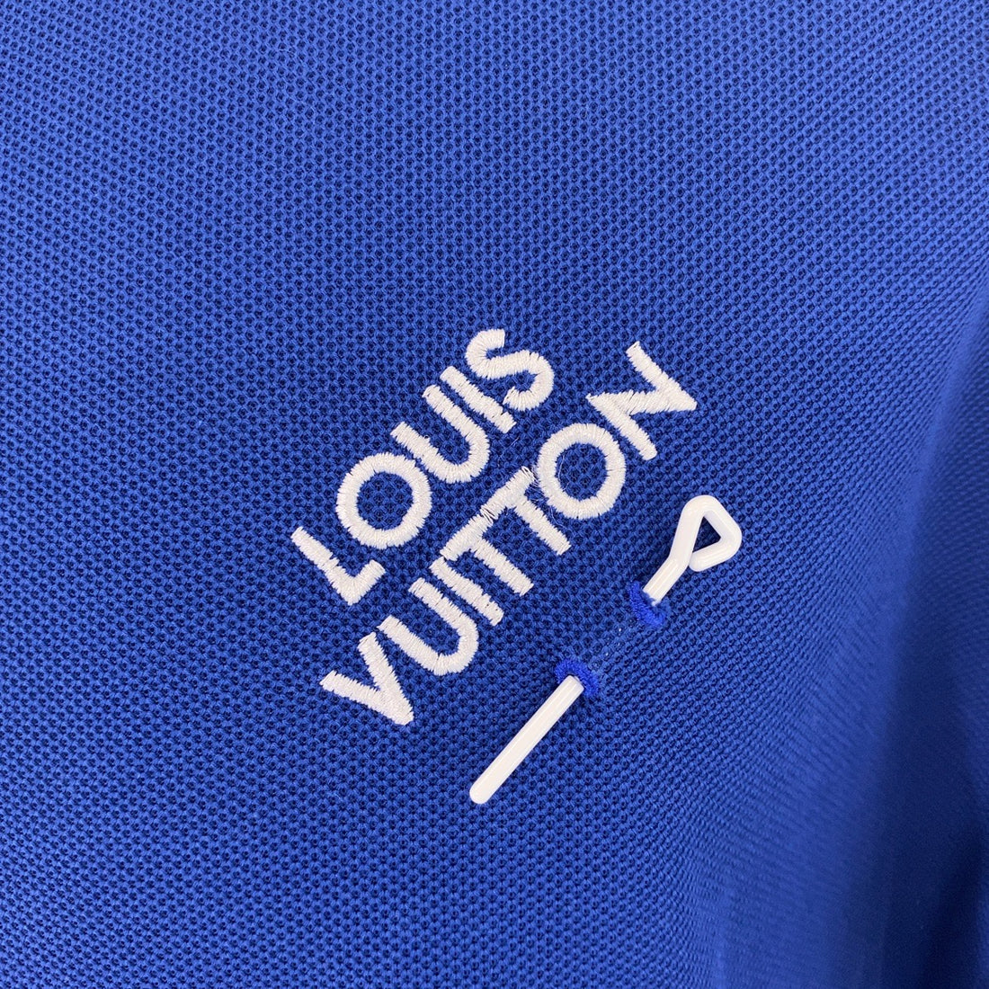 Louis Vuitton Embroidered Cotton Polo Shirt XL in Great Condition