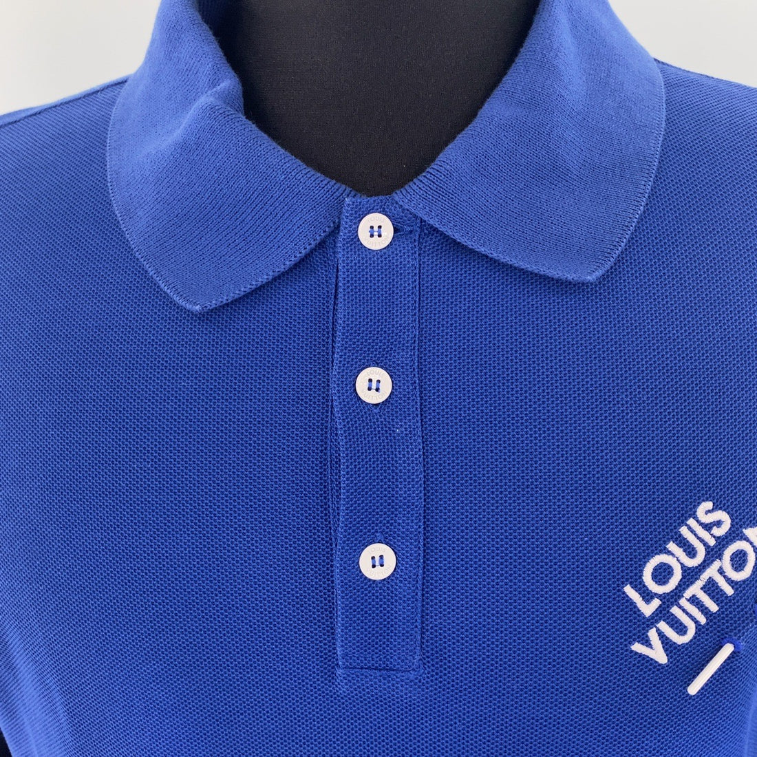 Louis Vuitton Embroidered Cotton Polo Shirt XL in Great Condition