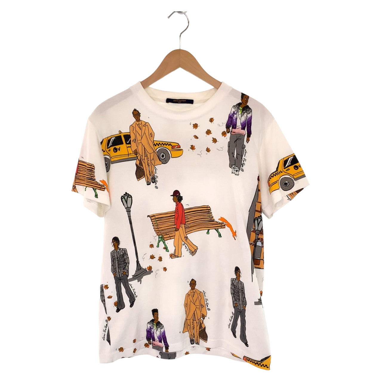 Louis Vuitton New Walkers Cotton T-Shirt S