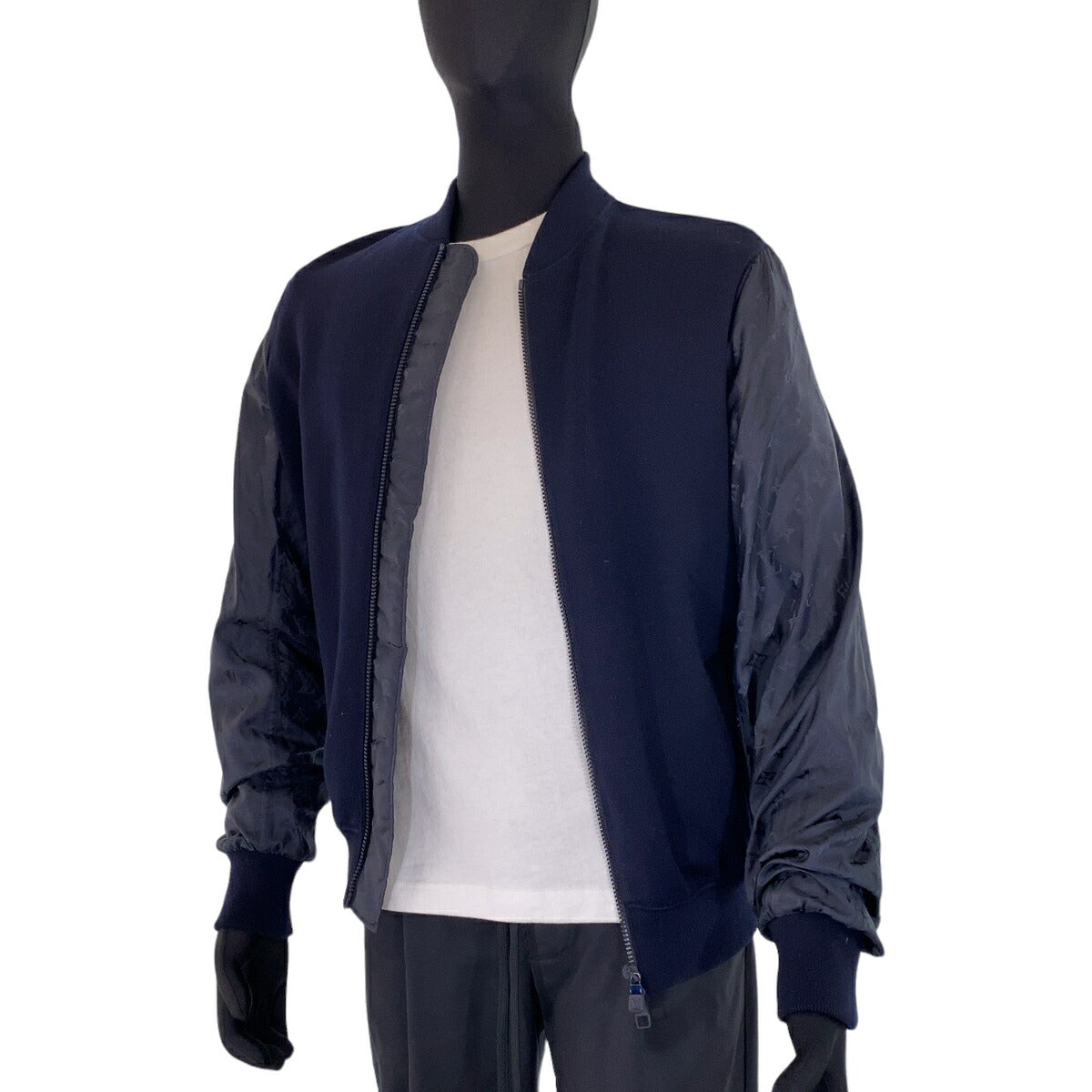 Louis Vuitton Wool Cotton Knit Blouson Jacket