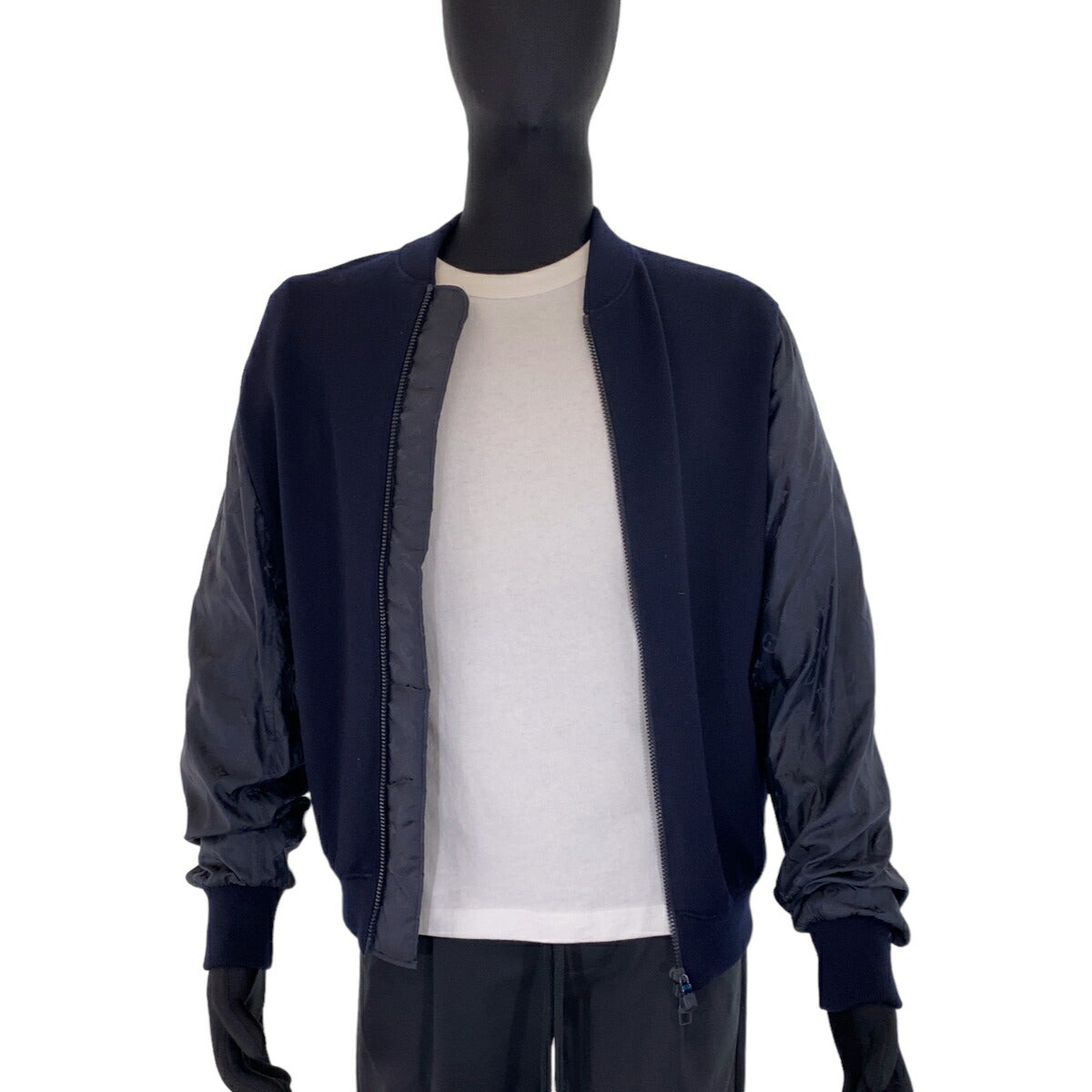 Louis Vuitton Wool Cotton Knit Blouson Jacket