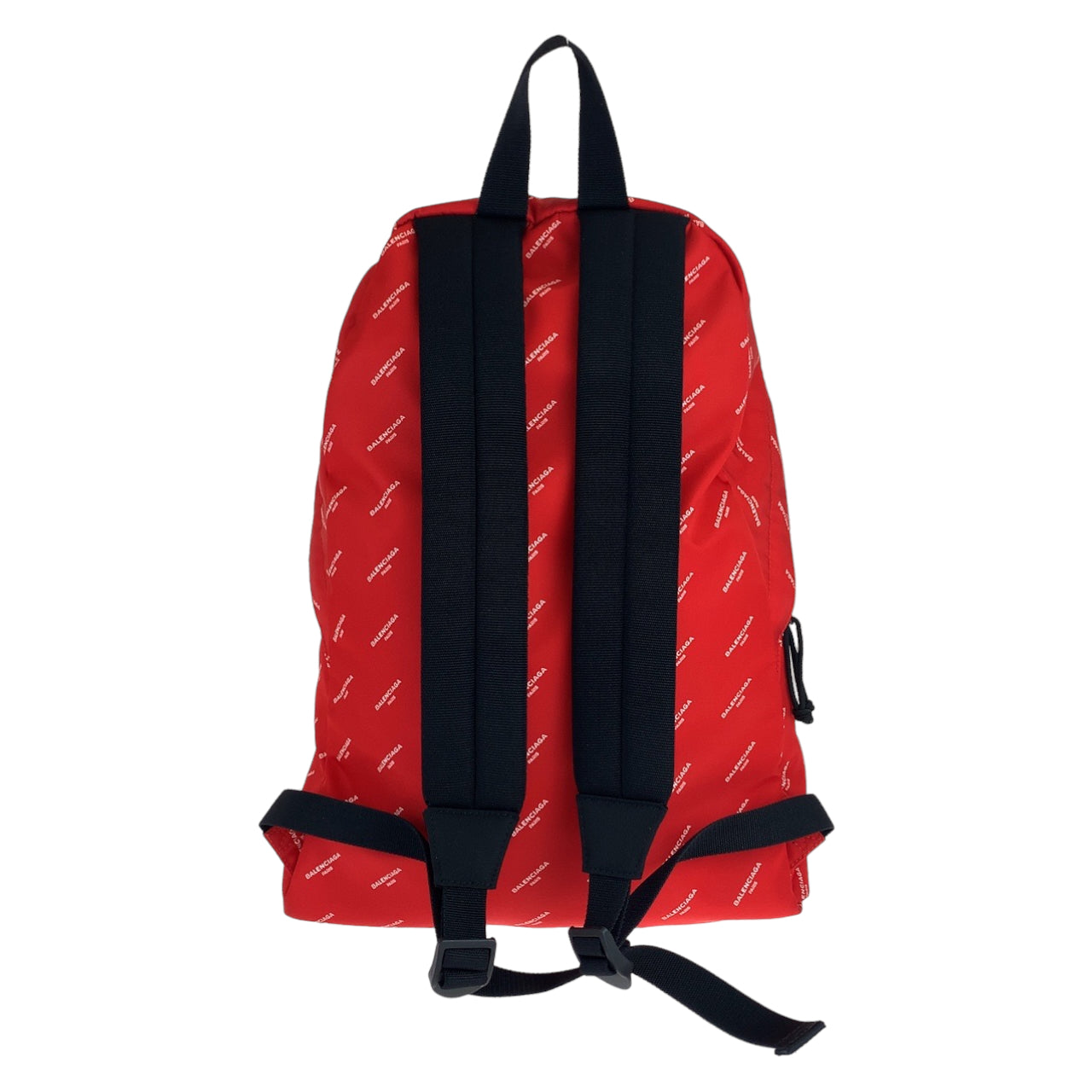 Balenciaga Explorer Nylon Backpack Red Black