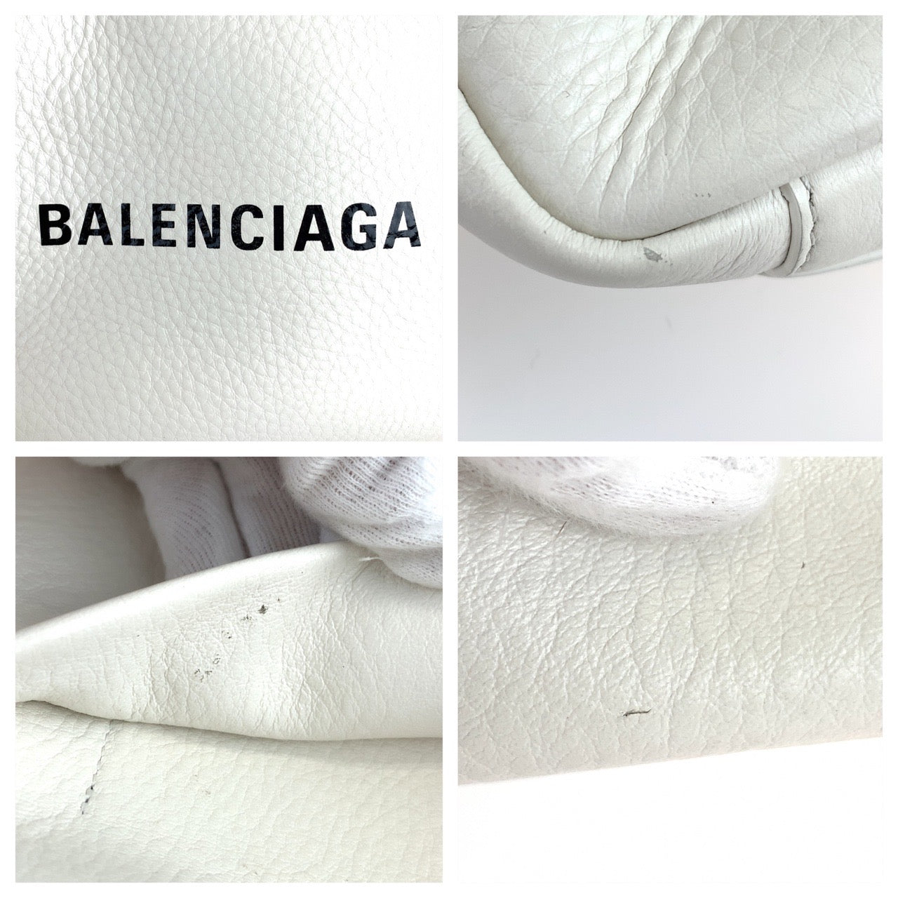 Balenciaga Everyday Leather Shoulder Bag 402295 in Great Condition