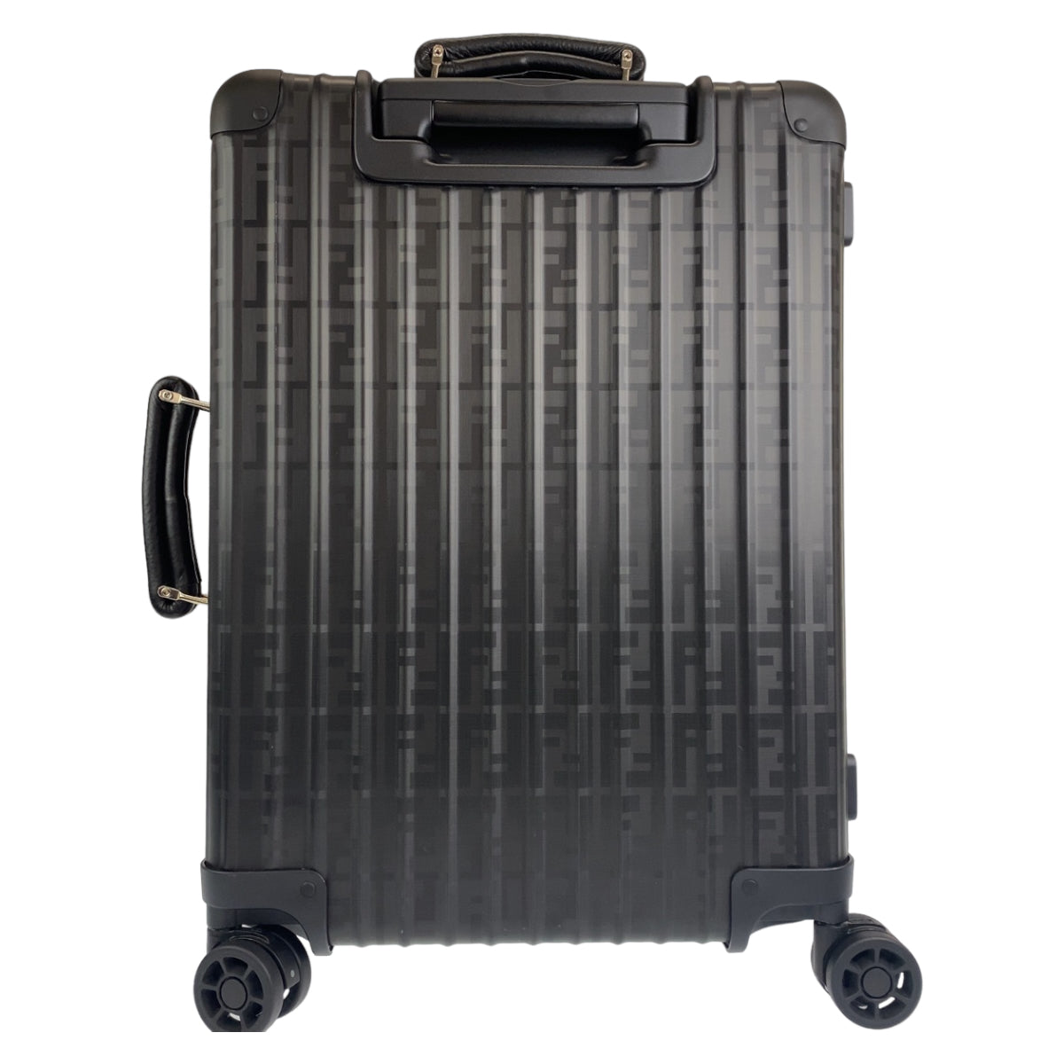 Fendi Rimowa Classic Cabin S FF Pattern Aluminum Carry-On in Excellent Condition