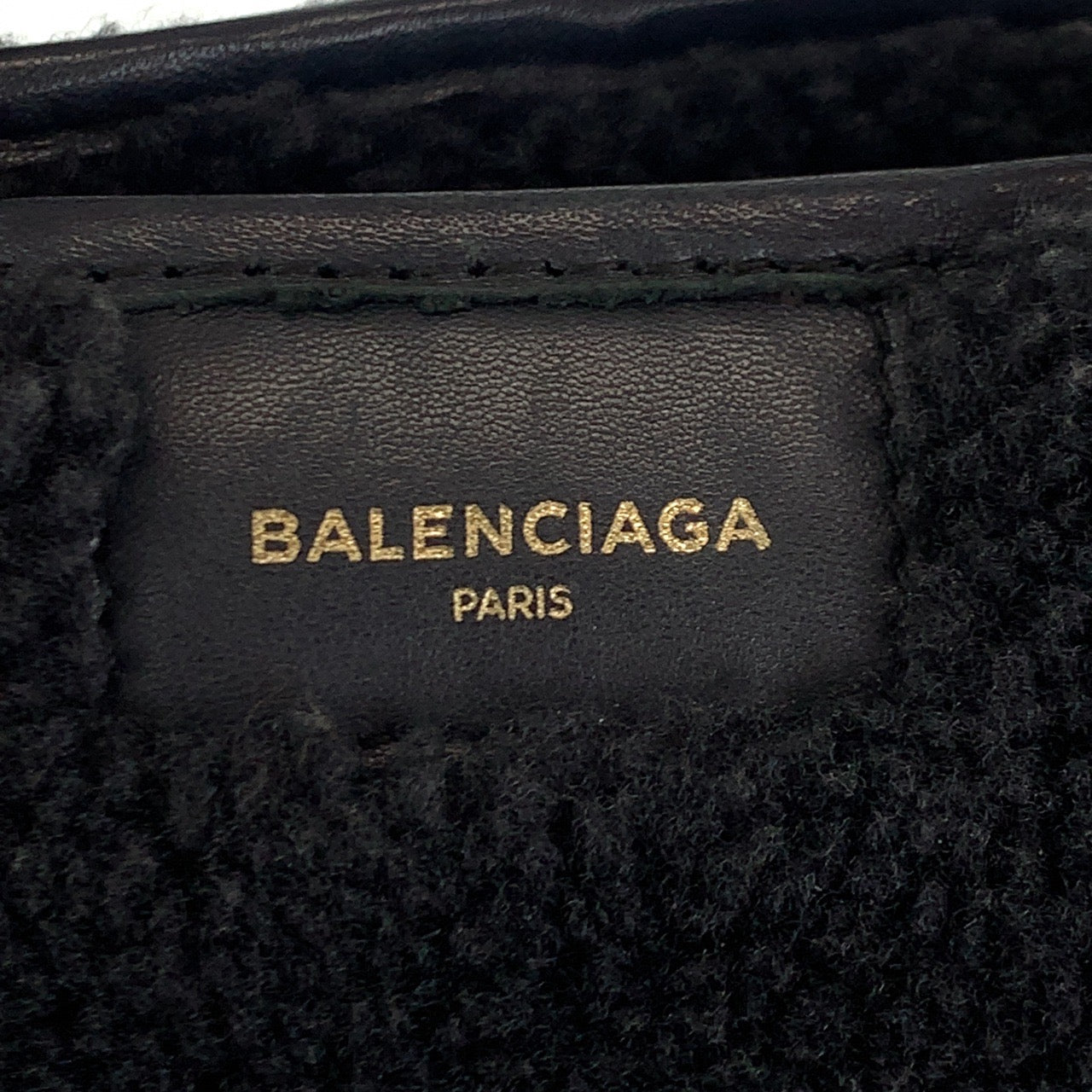 Balenciaga Bazaar Shopper Leather/Mouton Tote Bag in Very Good Condition