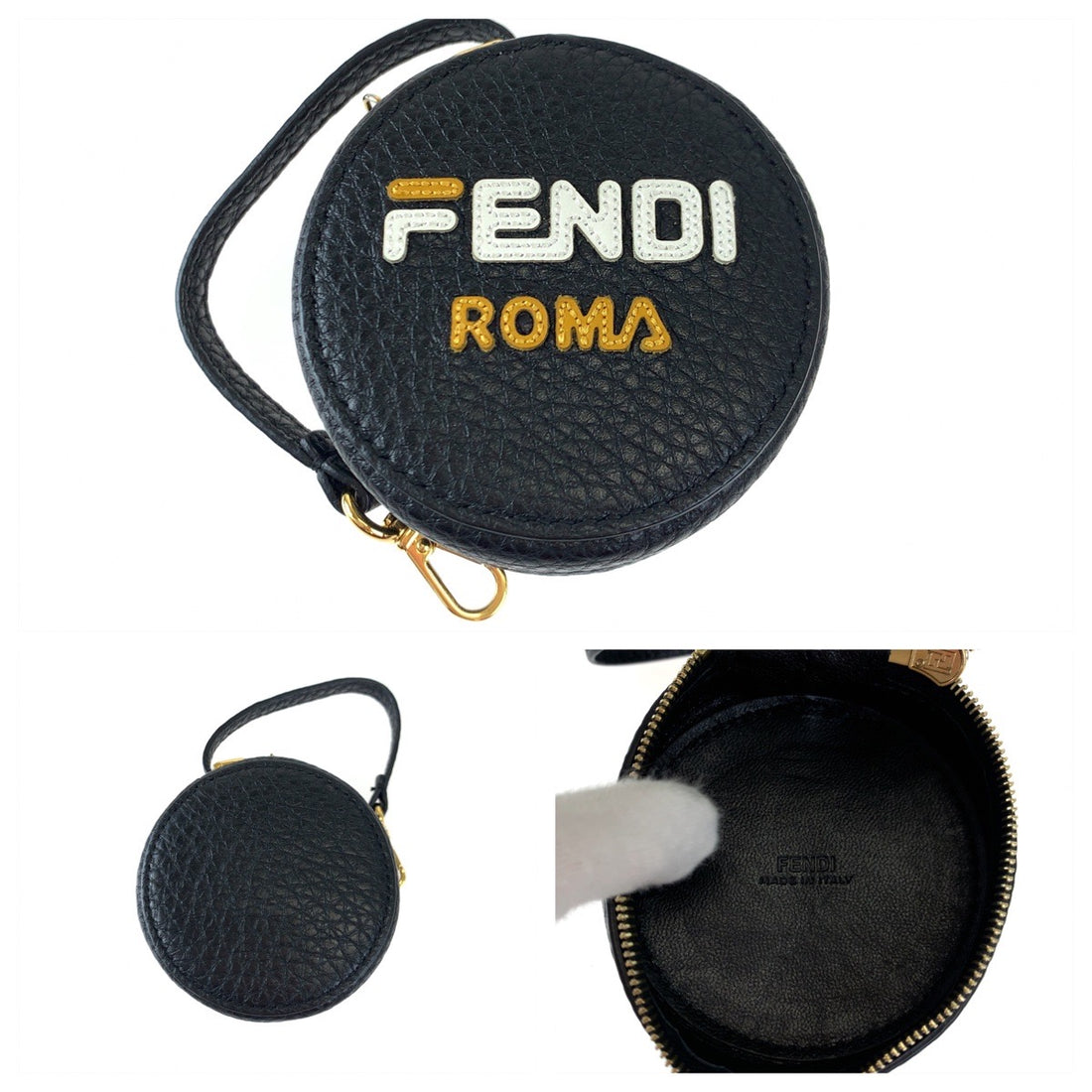 Fendi Nylon Backpack with Pouch Black