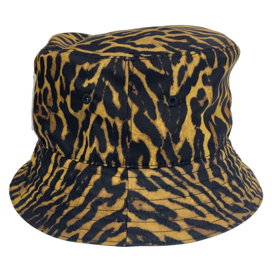 Burberry Leopard Print Brown Black Bucket Hat in Excellent Condition