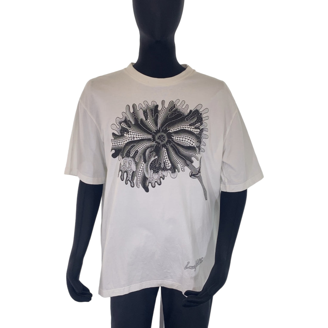 Louis Vuitton Psychedelic Flower Cotton T-Shirt in Great Condition