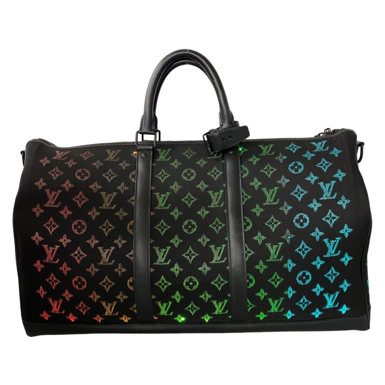 Louis Vuitton Monogram Light Up Keepall Bandouliere 50 Canvas/Leather Travel Bag M44770 in Great Condition