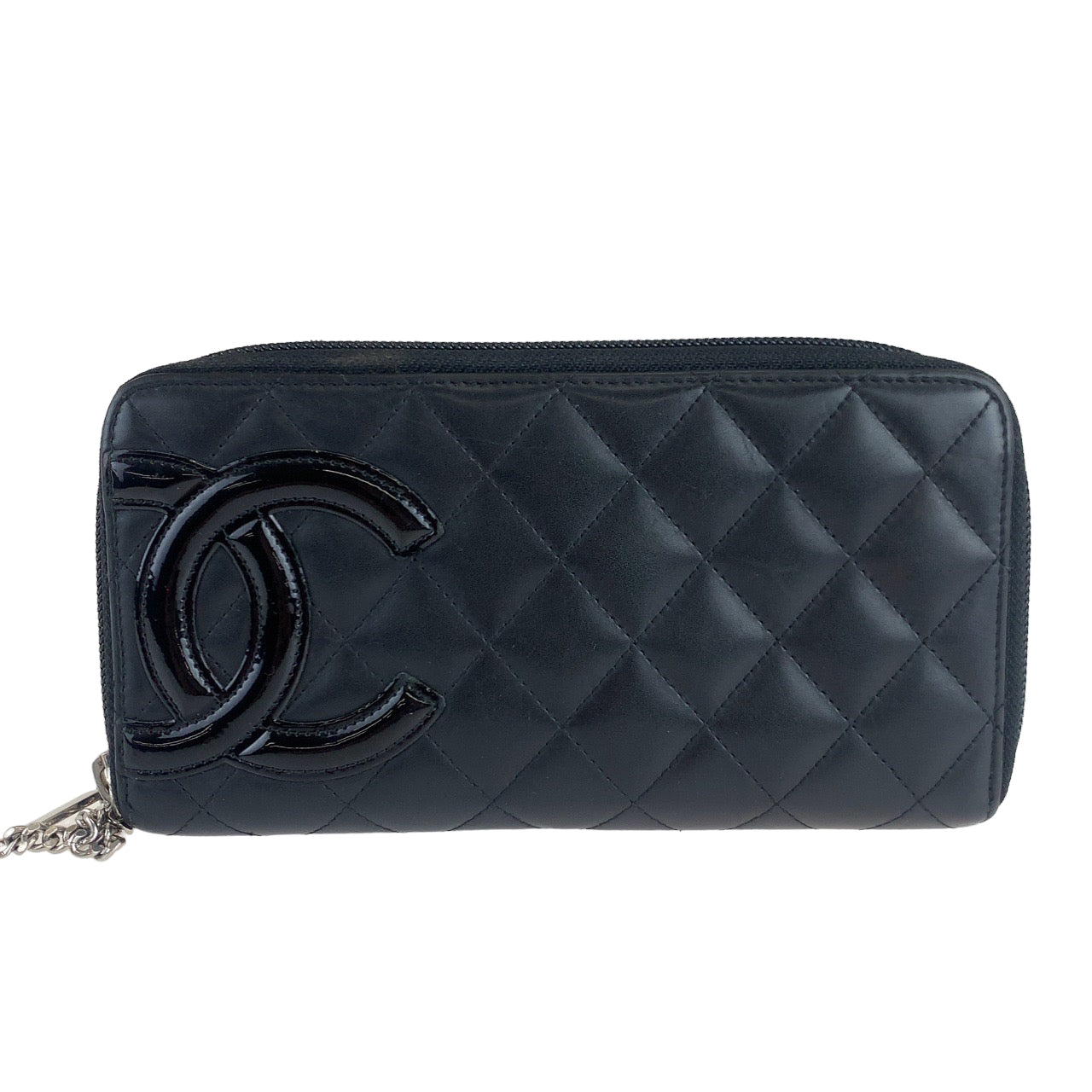 Chanel Cambon Line Lambskin Long Wallet