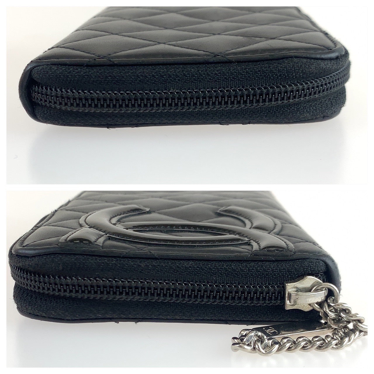 Chanel Cambon Line Lambskin Long Wallet