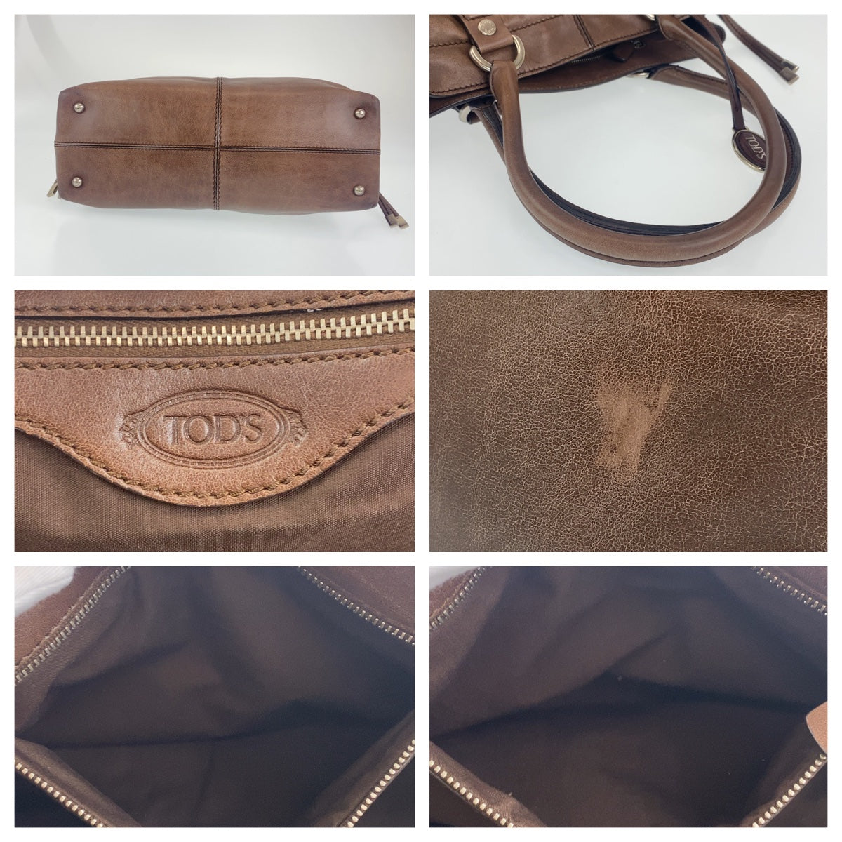 Tod's Leather D Bag Tote 403226 in Very Good Condition